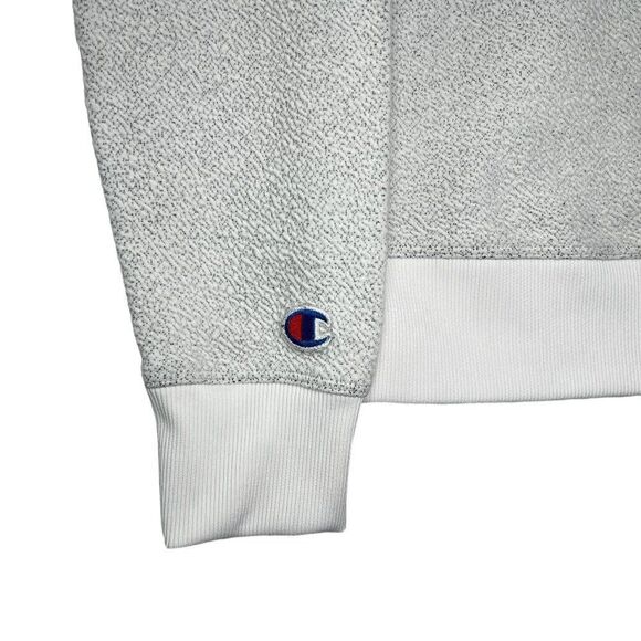 Champion Women's Size Medium Gray Logo Embroidered Hoodie - Picture 9 of 12